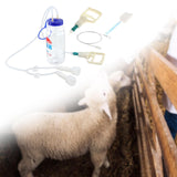 Maxbell Cow Milking Machine Handheld with Hand Pump Milking Equipment for Milk Plant Double Teat 2000ml