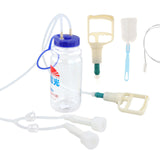 Maxbell Cow Milking Machine Handheld with Hand Pump Milking Equipment for Milk Plant Double Teat 2000ml