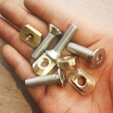 M8 Hydrofoil T Nut and Screw Parts Mounting Hardware Kit for Hydrofoil Track