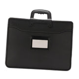 Business Briefcase Edge Stitching with Zipper Water Resistant File Carry Bag