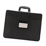 Business Briefcase Edge Stitching with Zipper Water Resistant File Carry Bag