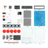 DIY Game Soldering Kit Pixel Game for Kids Family and Friends School College square green light