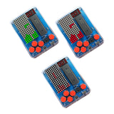 DIY Game Soldering Kit Pixel Game for Kids Family and Friends School College square green light