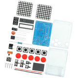DIY Game Soldering Kit Pixel Game for Kids Family and Friends School College square green light