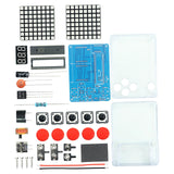 DIY Game Soldering Kit Pixel Game for Kids Family and Friends School College square green light