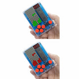 DIY Game Soldering Kit Pixel Game for Kids Family and Friends School College square green light