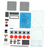 DIY Game Soldering Kit Pixel Game for Kids Family and Friends School College square red light