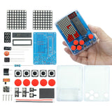DIY Game Soldering Kit Pixel Game for Kids Family and Friends School College square red light
