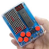 DIY Game Soldering Kit Pixel Game for Kids Family and Friends School College round red light