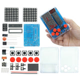 DIY Game Soldering Kit Pixel Game for Kids Family and Friends School College round red light
