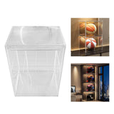Maxbell Acrylic Display Case Transparent Container for Action Figures Souvenirs Toys