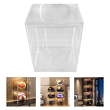 Maxbell Acrylic Display Case Transparent Container for Action Figures Souvenirs Toys