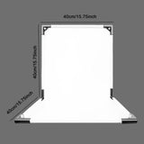 Maxbell Photography Background Kit PVC Photo Backdrop for Small Product Photo Studio 40x40x40cm