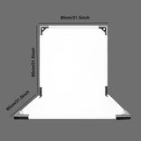 Maxbell Photography Background Kit PVC Photo Backdrop for Small Product Photo Studio 80x80x80cm