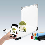 Maxbell Photography Background Kit PVC Photo Backdrop for Small Product Photo Studio 100x100x100cm