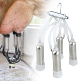 Maxbell Milking Cluster Replacement Strong Structure Stainless Steel Milking Machine silver