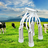 Maxbell Milking Cluster Replacement Strong Structure Stainless Steel Milking Machine silver