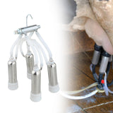 Maxbell Milking Cluster Replacement Strong Structure Stainless Steel Milking Machine silver