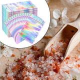 Maxbell 500 Pieces Holographic Resealable Bags 4x6 inch Organization Smellproof Bags