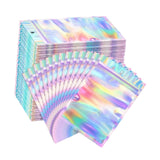 Maxbell 500 Pieces Holographic Resealable Bags 4x6 inch Organization Smellproof Bags