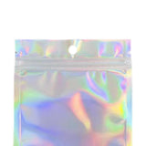 Maxbell 500 Pieces Holographic Resealable Bags 4x6 inch Organization Smellproof Bags