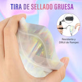 Maxbell 500 Pieces Holographic Resealable Bags 4x6 inch Organization Smellproof Bags