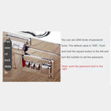 Maxbell Password Money Box Treasure Keeper with Combination Lock Piggy Bank for Kids 16cmx11cmx10cm