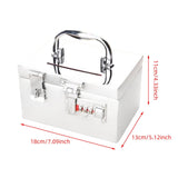 Maxbell Password Money Box Treasure Keeper with Combination Lock Piggy Bank for Kids 18cmx13cmx11cm