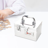 Maxbell Password Money Box Treasure Keeper with Combination Lock Piggy Bank for Kids 20cmx17cmx11 cm