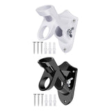 Maxbell Flag Pole Holder Strong Anti Rust Double Positions for Outdoor Outside House White