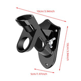 Maxbell Flag Pole Holder Strong Anti Rust Double Positions for Outdoor Outside House Black