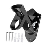 Maxbell Flag Pole Holder Strong Anti Rust Double Positions for Outdoor Outside House Black
