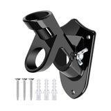 Maxbell Flag Pole Holder Strong Anti Rust Double Positions for Outdoor Outside House Black