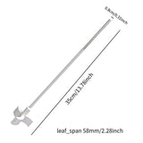 Maxbell PTFE Stirring Paddle Sturdy Lab Accessories for Industry Lab Hydrosol Type D