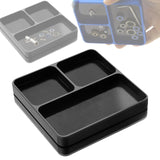 Maxbell Magnetic Tool Holder Tray Small Parts Storage Tray for RC Car Airplane Parts Black