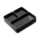 Maxbell Magnetic Tool Holder Tray Small Parts Storage Tray for RC Car Airplane Parts Black
