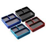 Maxbell Magnetic Tool Holder Tray Small Parts Storage Tray for RC Car Airplane Parts Black