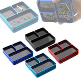 Maxbell Magnetic Tool Holder Tray Small Parts Storage Tray for RC Car Airplane Parts Black