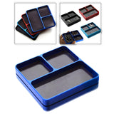 Maxbell Magnetic Tool Holder Tray Small Parts Storage Tray for RC Car Airplane Parts Blue