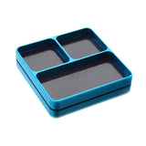 Maxbell Magnetic Tool Holder Tray Small Parts Storage Tray for RC Car Airplane Parts Light Blue