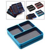 Maxbell Magnetic Tool Holder Tray Small Parts Storage Tray for RC Car Airplane Parts Light Blue