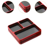 Maxbell Magnetic Tool Holder Tray Small Parts Storage Tray for RC Car Airplane Parts Red