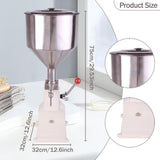 Maxbell Manual Paste Liquid Filling Machine Adjustable for Drink Essential Oil Water