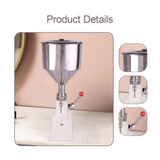 Maxbell Manual Paste Liquid Filling Machine Adjustable for Drink Essential Oil Water