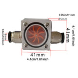 Maxbell Water Flow Indicator Water Cooling System Kit for Engraving Machine Computer TypeA 6mm