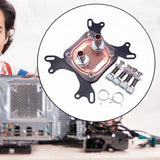 Maxbell CPU Water Cooling Block 50mm Copper Base CPU Cooler for AM3 Int 775,1150