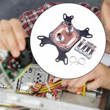 Maxbell CPU Water Cooling Block 50mm Copper Base CPU Cooler for AM3 Int 775,1150
