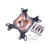Maxbell CPU Water Cooling Block 50mm Copper Base CPU Cooler for AM3 Int 775,1150