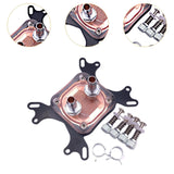 Maxbell CPU Water Cooling Block 50mm Copper Base CPU Cooler for AM3 Int 775,1150