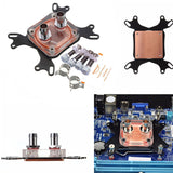 Maxbell CPU Water Cooling Block 50mm Copper Base CPU Cooler for AM3 Int 775,1150